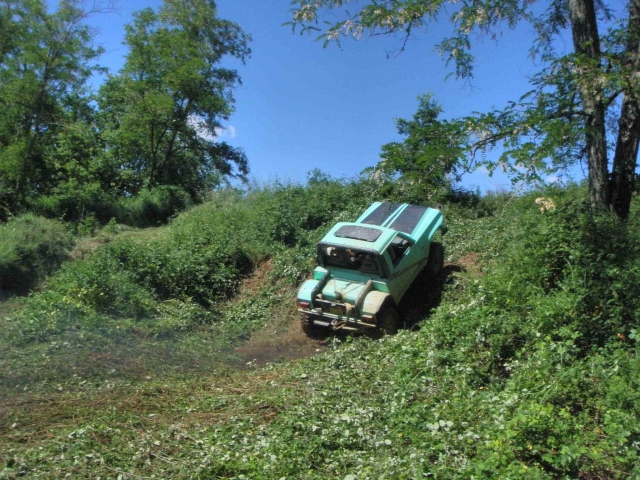  4x4-Abfahrt in technischen Bereichen 